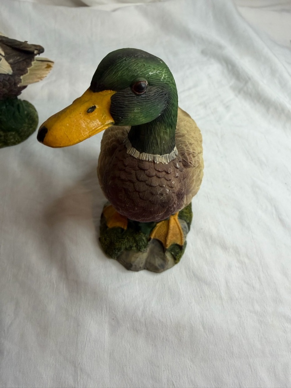 Yardworks Originals Decorative Duck Figurines - Mallard & Canvasback - Set of 2 - Picture 7 of 16